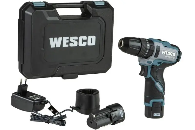 Parafusadeira Wesco WS2558K2 Brushless 12V